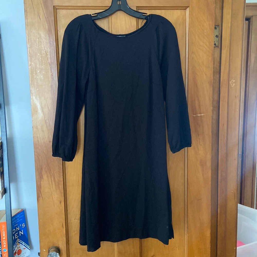 Eliza J puffy long sleeve mini dress
